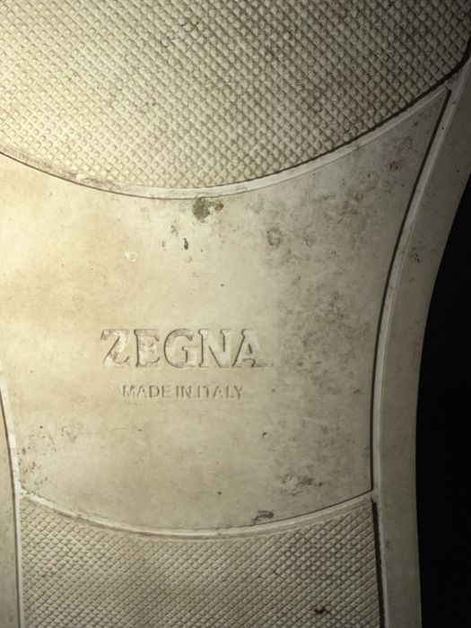 Tenis Zegna com a caixa