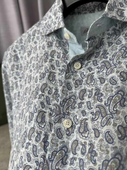 Льняная рубашка Brioni ОРИГИНАЛ