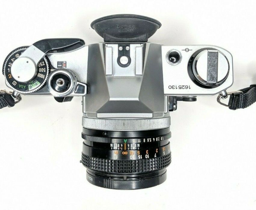 Canon Ae-1 + Lente 50mm f/1.8 - A Funcionar a 100%