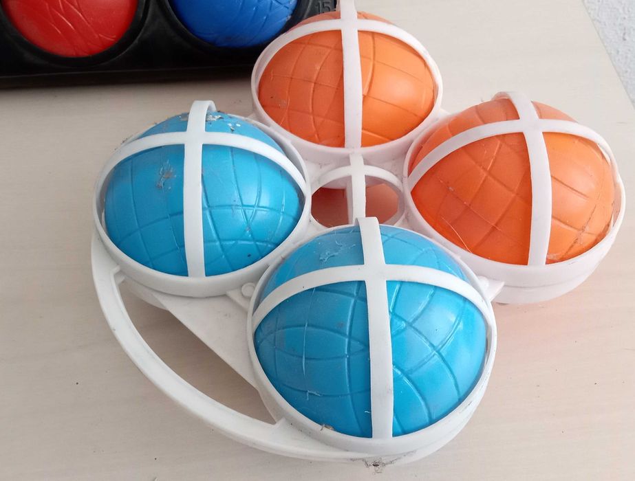 Jogo "Petanca", bolas não metalicas