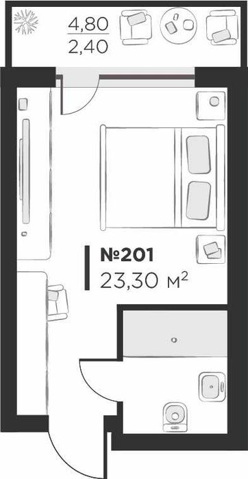Терміновий продаж готового апартаменту в готелі Icon Буковель