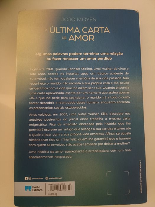 A última carta de amor - Jojo moyes