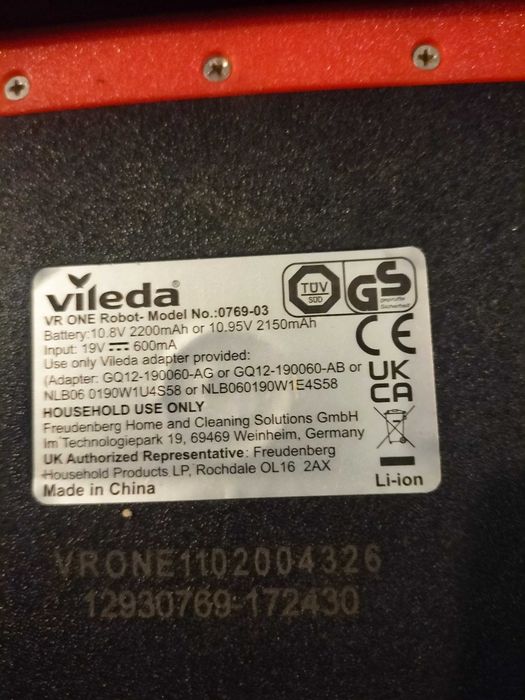 Odkurzacz Vileda 302 i 303 części