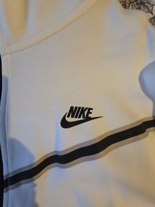 Biały Tech fleece XL