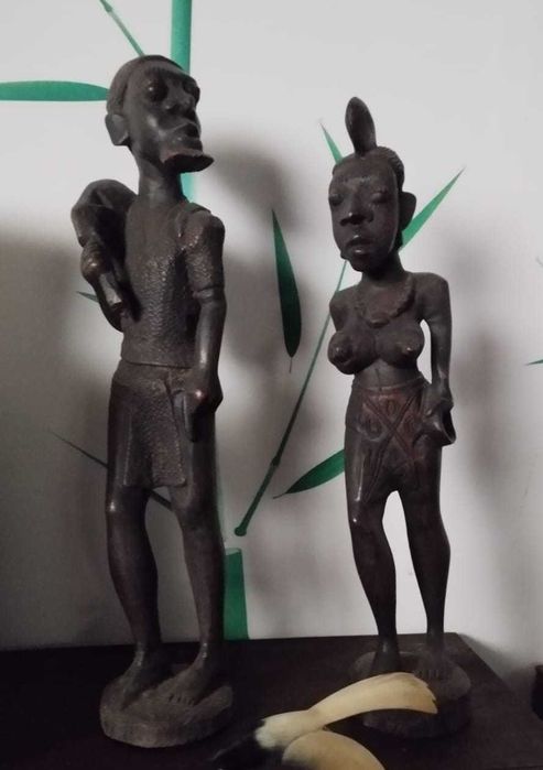 Máscara Escultura africana Rosto em madeira (+opções nas fotos)
