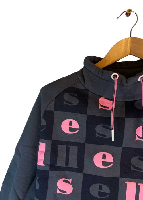 Bluza damska ellesse szara duże logo m