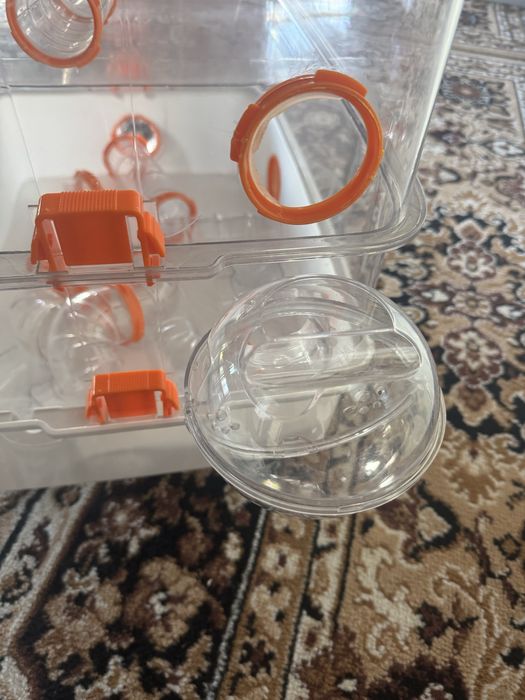 Gaiola hamster 3 niveis com acessorios