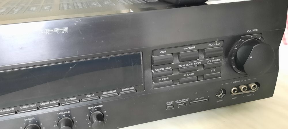 Amplifier Yamaha DSP-A592 + pilot - sprawny, klasyk kina domowego