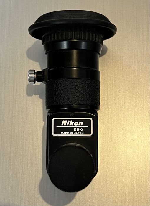 Conjunto Visor Lateral Nikon DR-3 e lente Yamato.