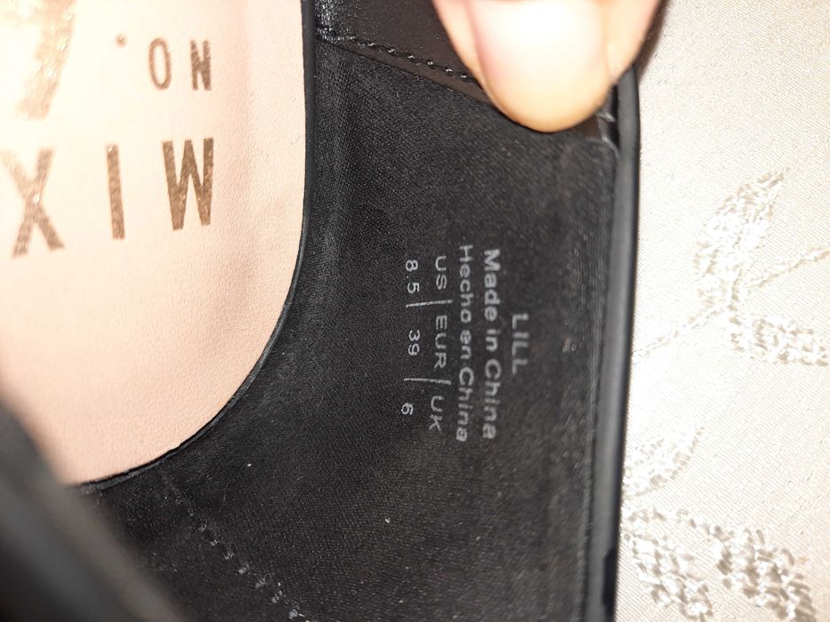 Туфлі чорні(матові)