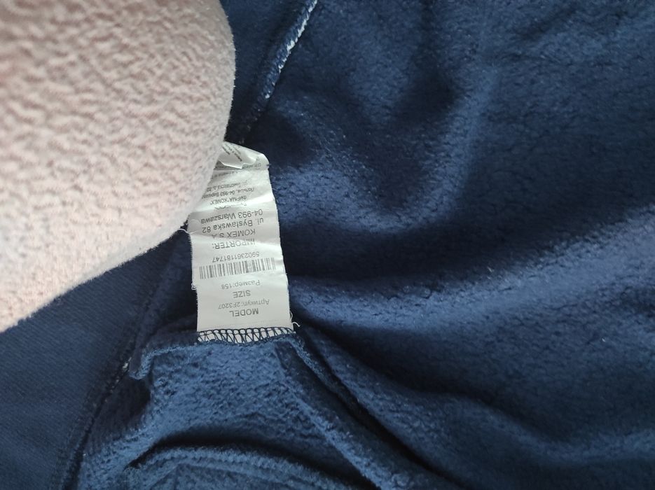 Granatowa bluza chłopięca 158 cm