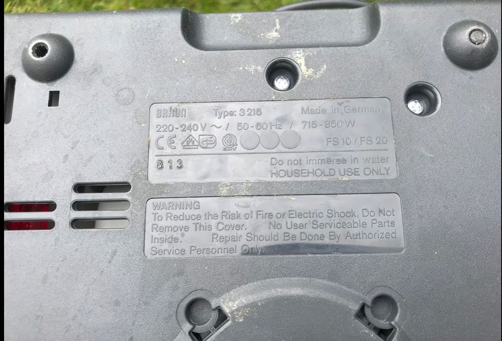 Parowar BRAUN 3216 zabytkowy