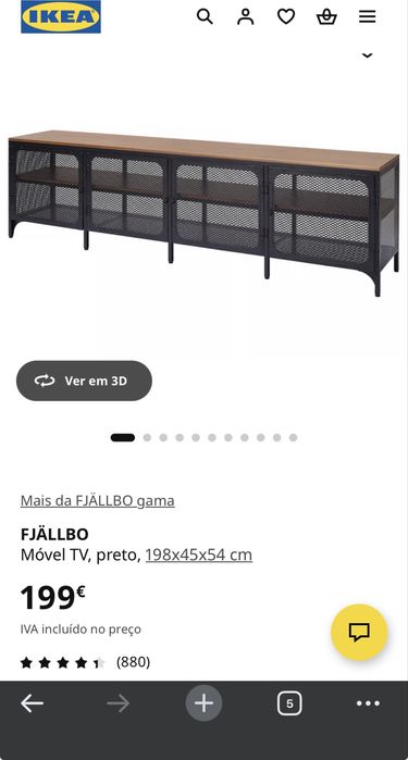 Estante tv ikea