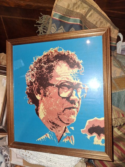 Zeca Afonso José poster emoldurado antigo