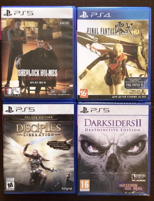 Sony PS4/PS5: Метро Возвращение, Killzone Ведьмак 3 Дикая Охота, Assassins Creed Истоки, Изгой, Bloodborne GOTY Hellblade MadMax Call of Duty