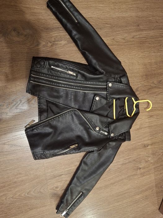 Шкіряна куртка для хлопчика,кожанка