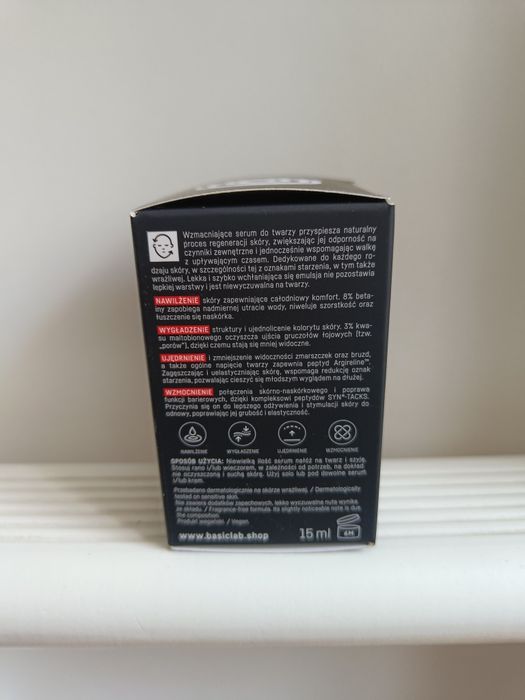 Basiclab wzmacniające serum do twarzy Masculis