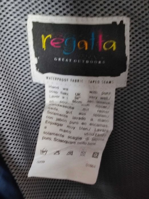 Regatta outdoors r 34 kurtka przeciwdeszczowa wiatrówka mały rozmiar