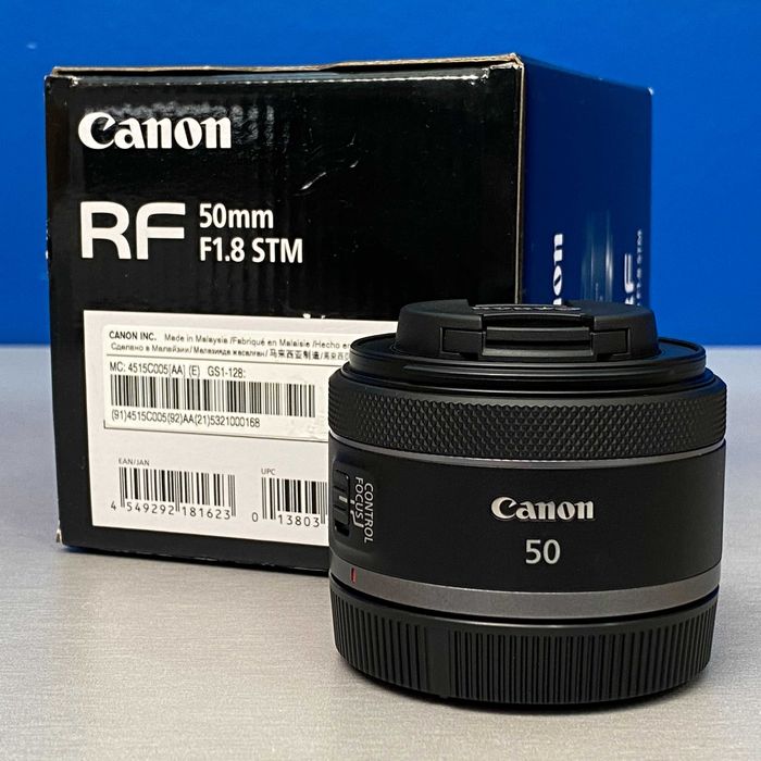 Canon RF 50mm f/1.8 STM (3 ANOS DE GARANTIA)