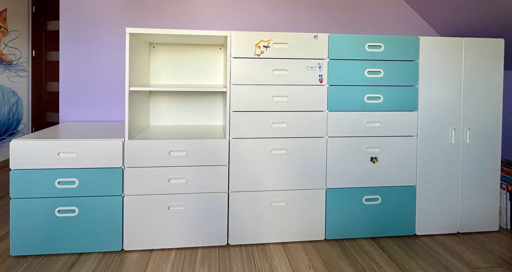 Komplet mebli Ikea SMÅSTAD / PLATSA