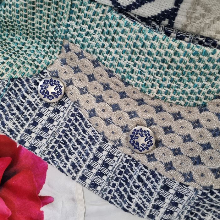 Desigual Boski fantazyjny kolorowy płaszcz