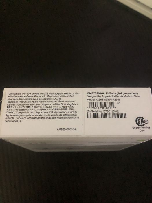 Airpods geracão 3 novos