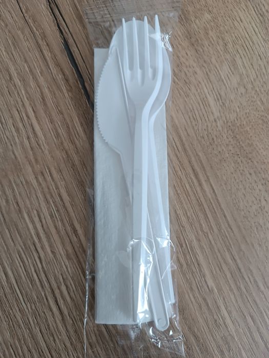 Sztućce plastikowe jednorazowe nowe