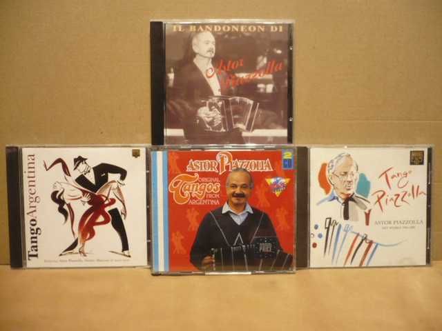 Wyprzedaż płyt CD Astor Piazzola i innych w klimacie Tango. 43x CD.
