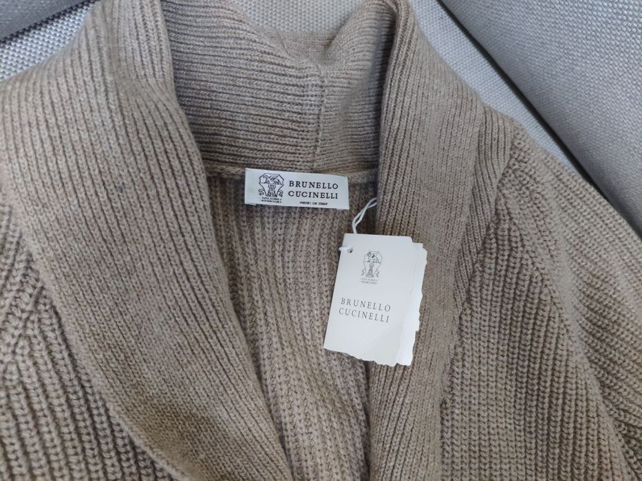Мужской кардиган Brunello Cacinelli sz 52 woll