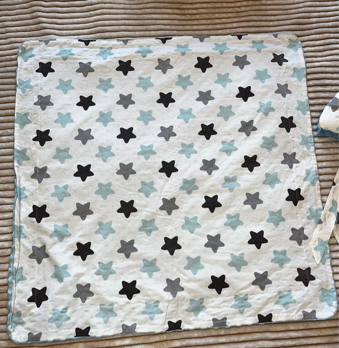 Конверт-плед з бантом на виписку + подарунок