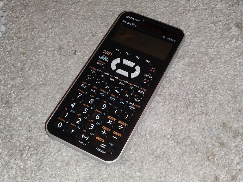 Kalkulator naukowy Sharp WriteView Ekran 4 liniowy Ponad 300 Funkcji