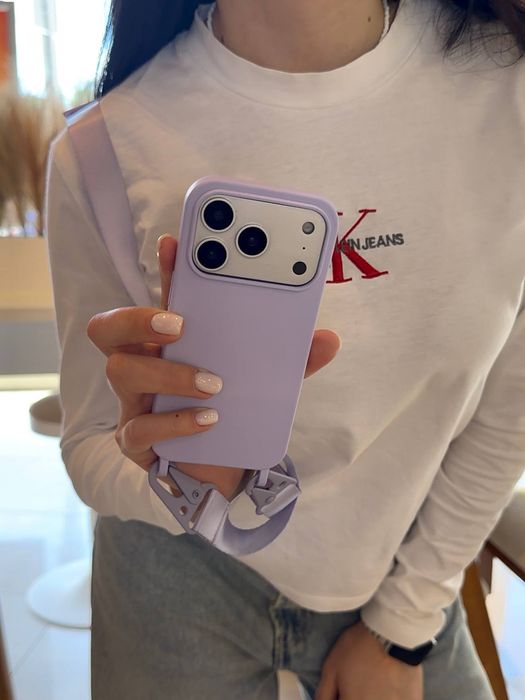 Чохол кросбоді Crossbody для iPhone 16 / 17 Pro Max чехол на айфон 18 про макс з широким шнурком мотузкою