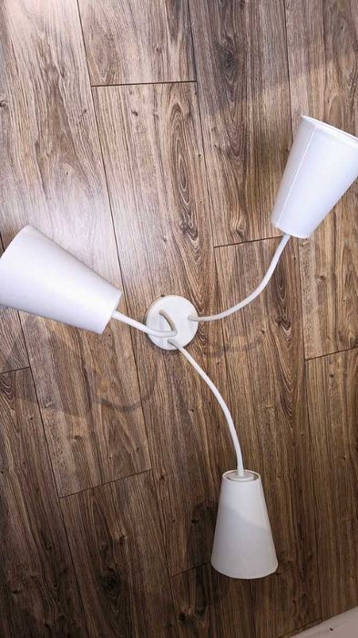 TK LIGHTING 2097 WIRE WHITE lampa sufitowa (żyrandol) dwuobwodowa