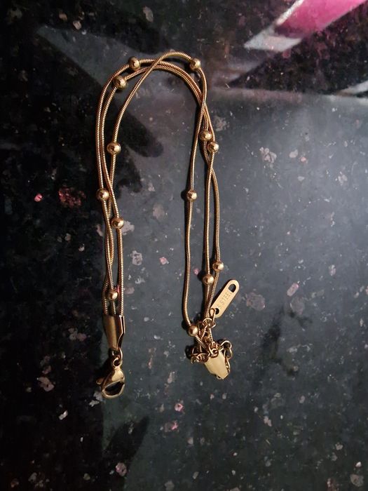 Bransoletka 3 sznureczki z kólkami