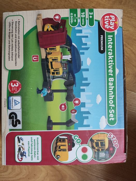 Drewniana kolejka Tory Stacja Kolejowa Dworzec Playtive