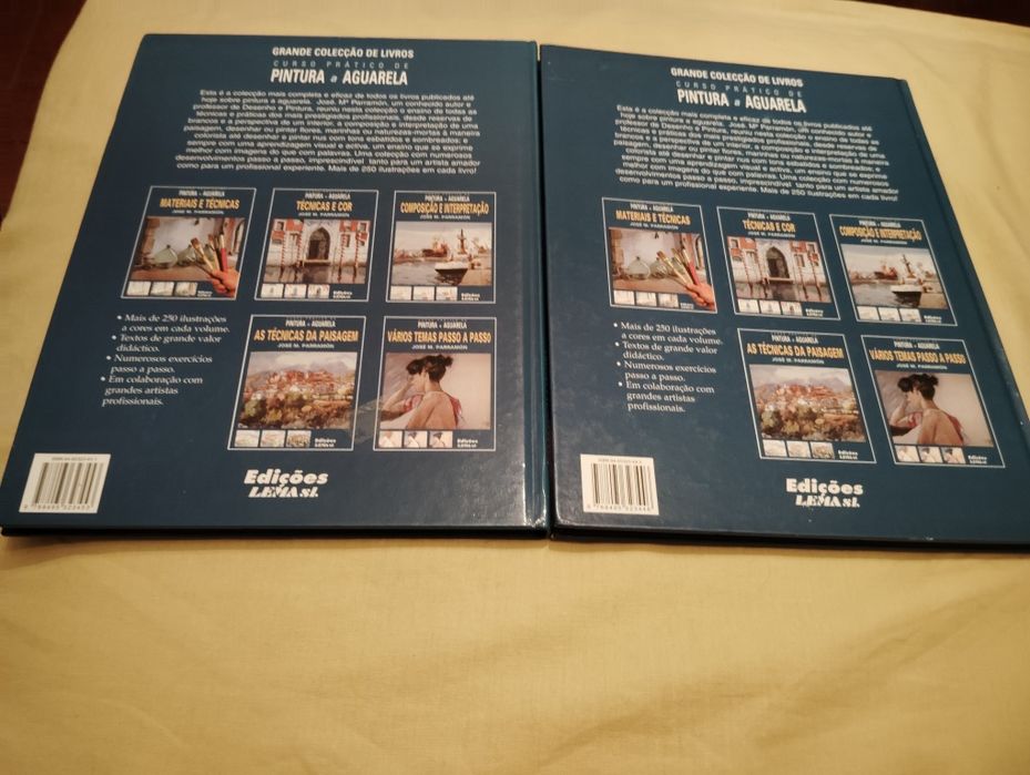 Livros Coleção Curso Prático de Pintura e Aguarela Novos