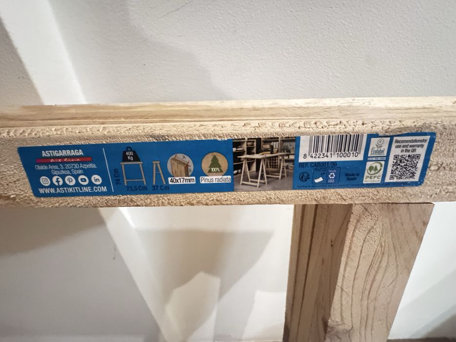 Cavaletes mais tampo