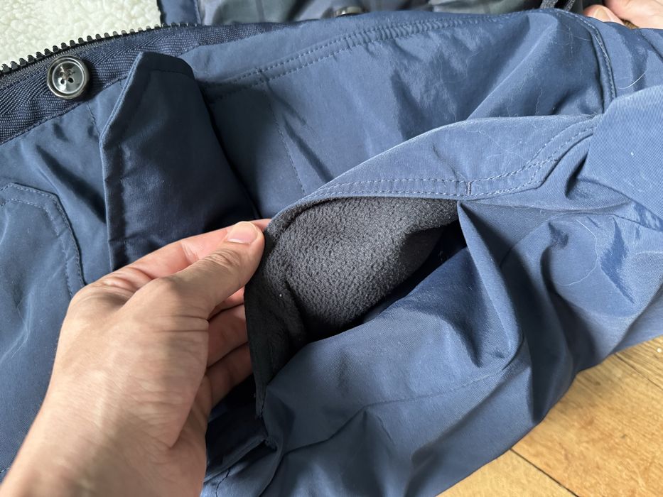 Парка Abercrombie & Fitch trekking parka navy blue