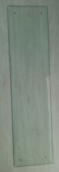 Tampo-prateleira de vidro