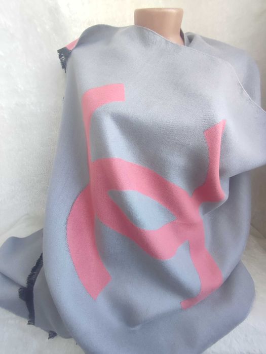 Итальянский шарф Channel  кашемир