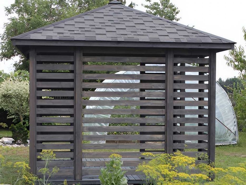 Altana 24 4x4m | Zestaw z Podłogą, Gontem i Impregnacją | PRODUCENT