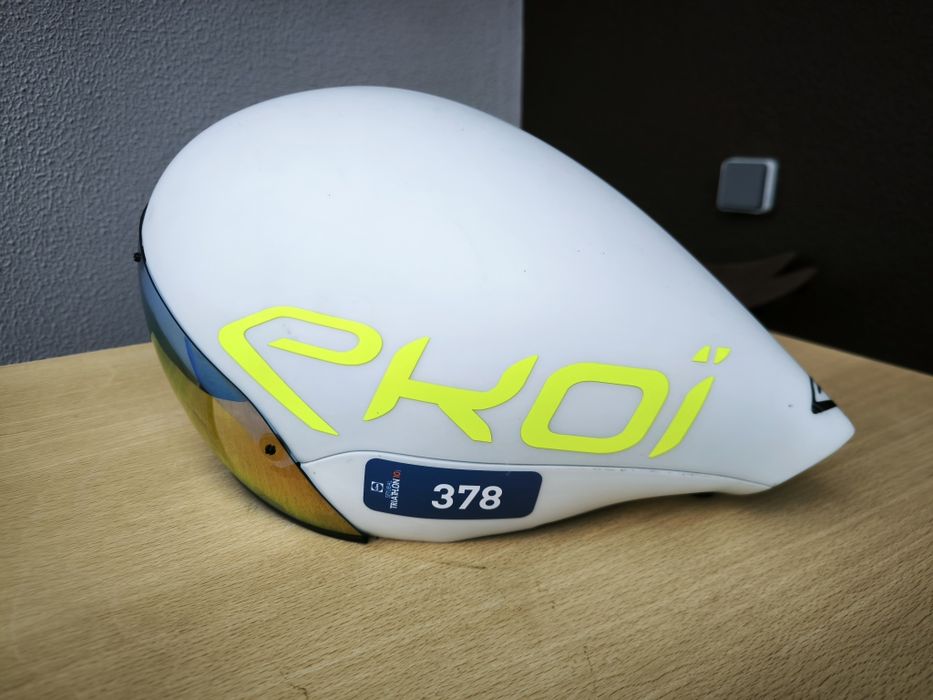 Capacete aero TT triatlo Ekoi veloce 2022