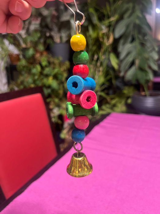 Kompletny zestaw XXL dla papugi, zabawki, hamak, wanienka i więcej!