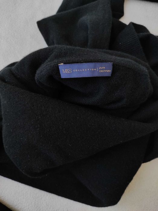 100% кашемир. шерсть. Оверсайз свитер Marks&Spencer р. S-M