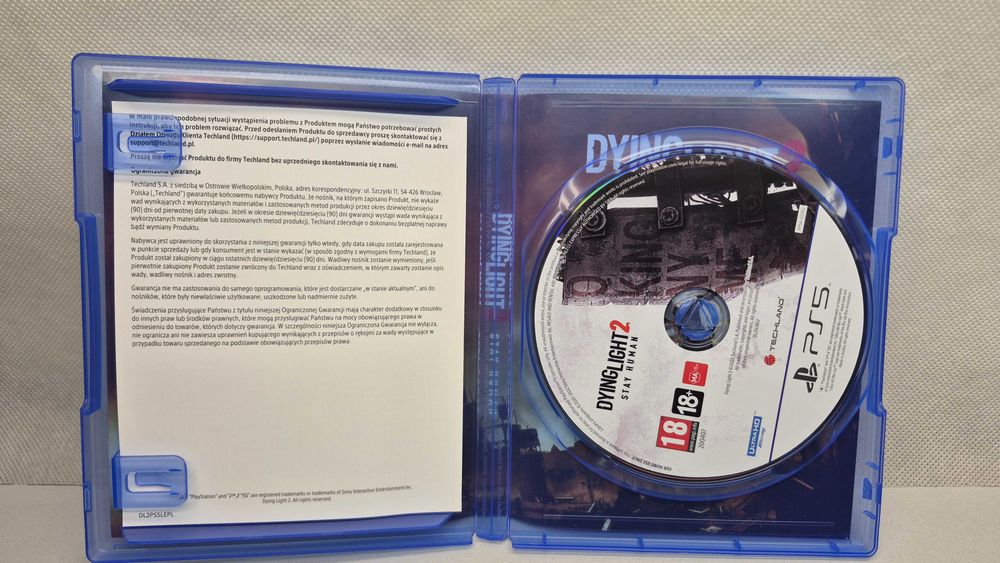 Dying Light 2 Stay Human Playstation 5 PS5 polski dubbing; Komis Jasło Igielna