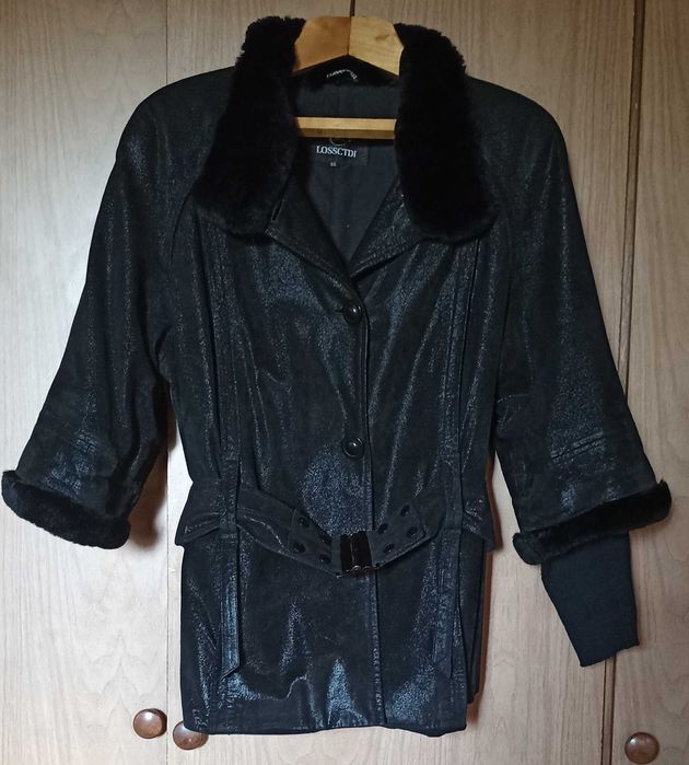 Куртка  трансформер кожа натуральная женская 50/52/54