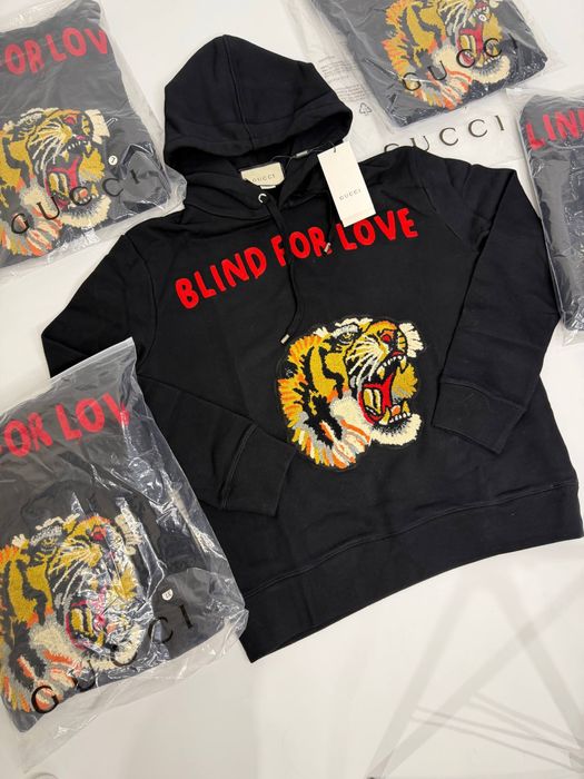 ( ВЖЕ В УКРАЇНІ) Худі Gucci Blind for love тігруіні Гучі Гуччі