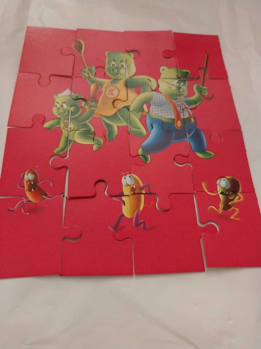 Puzzle infantil de 16 peças com ursos