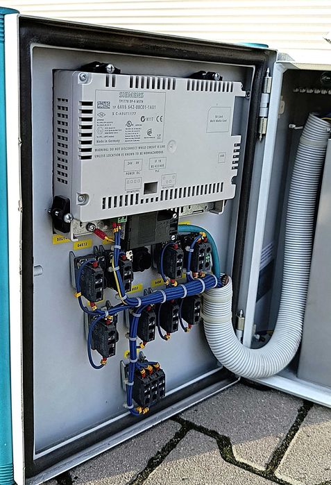 Szafa sterownicza Siemens SIMATIC TP177B Panel HMI Touch PLC