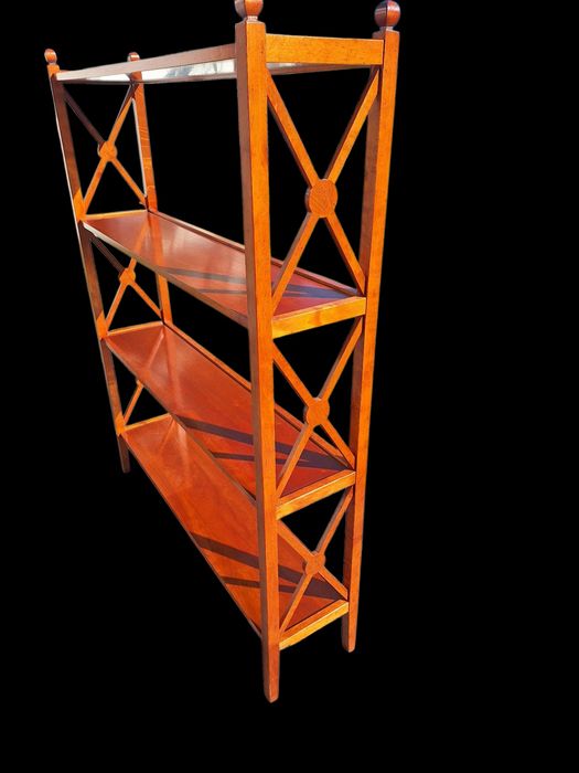 Vintage, drewniany regał na książki Grange